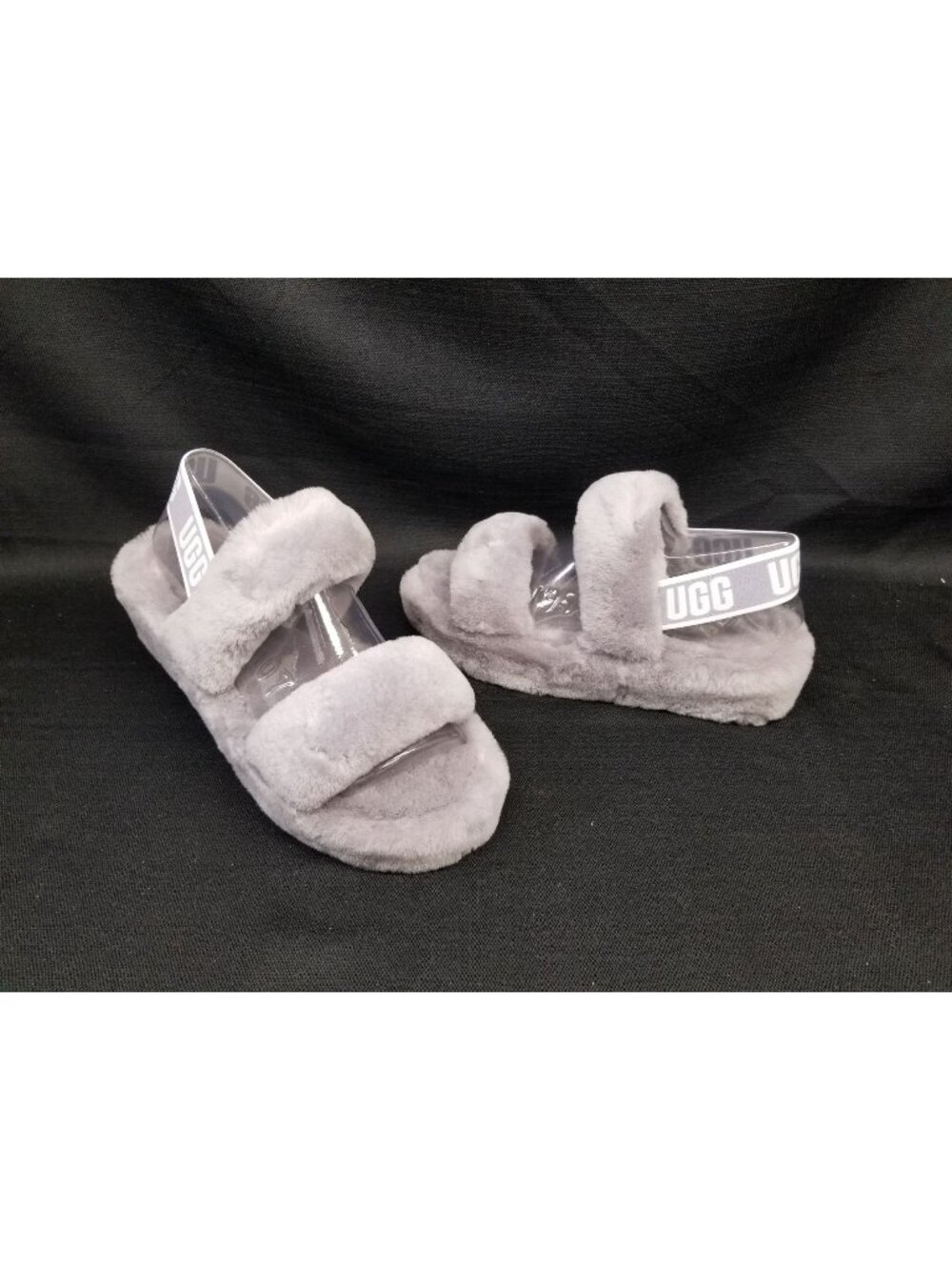 UGG Women's Oh Yeah Slippers Slides Soft Amethyst/Gray Size 6 NEW IN BOX!